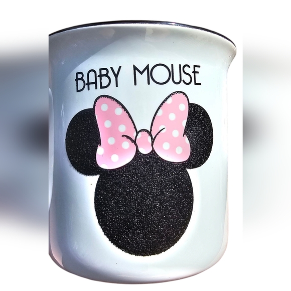 Lot of 2 Disney Minnie Mouse Quilted Pink Handbag and Minnie Mouse Mug Set 3oz. - Picture 9 of 12